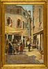 Joseph W. Gies (American, 1860-1935) Oil On Canvas, "Venetian Market", H 26'' W 17''