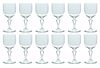Baccarat (French) Normandy Pattern Water Goblets H 6.5'' 12 pcs