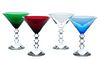Baccarat (French) Crystal Martini Glasses, H 6''