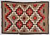Navajo Woven Wool Carpet C. 1910, Arizona, W 5.3'' L 7.8''