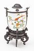 Chinese  Tea Brewer On Stand C. 19th.c., H 7''