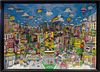Charles Fazzino 3 - D Pop Art, Times Square #10/150, H 14'' W 19''