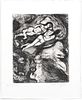 Marc Chagall (French/Russian, 1887-1985) Etching On Montval Laid Paper, C. 1927-31, La Vieille Et Les Deux Servantes, H 11.6'' W 9.4''