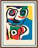 KAREL APPEL (DUTCH, 1921–2006) LITHOGRAPH IN COLORS, ON WOVE PAPER, GRAND TETE 