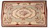 Aubusson Style Flatwoven Wool Rug, W 11' 9'' L 17' 6''