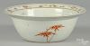 Chinese export porcelain bowl, 19th c., 4 1/2'' h., 11 1/2'' dia.