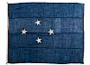 4-Star Admiral's Flag Presented to D.G. Farragut Upon Appointment to Admiral, July, 1866, Plus 