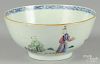 Chinese export porcelain bowl, ca. 1800, 3 3/4'' h., 8'' dia.