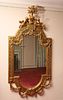 Empire Style French Gilt Carved Wood High Relief Mirror H 87'' W 43.5''