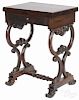 Regency rosewood writing stand, early 19th c., 29 1/2'' h., 21 1/2'' w.
