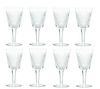 Waterford 'Alana' Crystal Water Goblets, H 7'' Dia. 3.5'' 8 pcs