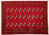 Persian Bokara Handwoven Wool Rug, W 4' 6'' L 6' 4''