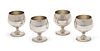 Gorham (American, 1831) Sterling Silver Cordial Cups, Box .03t oz 4 pcs