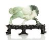 Jade Carving Of Horse H 2'' W 3''
