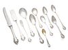 Reed And Barton, L'Elegante, Sterling Silver Dinner Flatware For 12 131 pcs