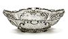 Gorham (American) Sterling Silver Centerpiece Bowl #3860 C. 1896, H 3'' W 8'' L 9'' 11.8t oz