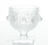 Lalique 'Elisabeth' Frosted Crystal Urn, H 5.25'' Dia. 5.75''