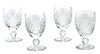 Waterford (Irish) Crystal Red Wine Glasses, Boyne Pattern, 12 pcs
