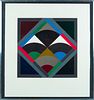Gordon House (British, 1932-2004) Screenprint In Colors On Wove Paper,  1965, Series 40cm D, H 15.5'' W 15.75''