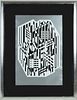 VICTOR VASARELY (HUNGARIAN/FRENCH, 1906-1997), SERIGRAPH, H 23.25", W 15.5", FLUTE 