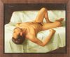 Len Gridley Everett (American, 1925-1984) Oil On Canvas  1975, H 23'' W 20''
