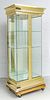Metal And Glass Display Case, H 82.5'' W 38'' Depth 22''