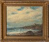 Joseph W. Gies (American, 1860-1935) Oil On Canvas, H 25'' W 30'' Coastal Scene