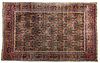 ANTIQUE PERSIAN LAVAR HANDWOVEN WOOL RUG, C. 1890S, W 8' 4", L 11' 8" 