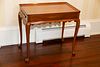 QUEEN ANN STYLE MAHOGANY END TABLE, H 26.5", W 18", L 29.25"