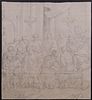 Classical Last Supper Drawing