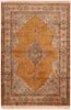 Vintage Persian Qum Silk Rug 6 ft 10 in x 4 ft 7 in (2.08 m x 1.4 m )