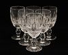 WATERFORD 'COLLEEN' CRYSTAL SHERRY GLASSES, 6 PCS, H 4.25" 