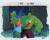 MARVEL PRODUCTIONS (AMERICAN, EST. 1993), 1996-7, H 7.75", W 10", THE INCREDIBLE HULK PRODUCTION CEL 