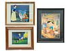 DISNEY STUDIOS LIMITED EDITION SERIGRAPHS, THREE PIECES, 'DONALD'S GOLF GAME', SNOW WHITE AND PINOCCHIO  