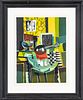 MARCEL MOULY (FRENCH, 1918-2008) GICLEE ON WOVE PAPER, H 28", W 21", UNTITLED INTERIOR 