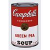 ANDY WARHOL, II.50: Campbell's Soup I Green Pea, Con sello en la parte posterior, Serigrafía sin tiraje, 81 x 48 cm medidas totales