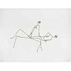 MATHIAS GOERITZ, La partida de baile, Firmada, Serigrafía H. C., 43.5 x 58 cm medidas totales