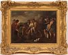 AFTER  MURILLO OIL ON CANVAS 19TH C., H 14.5" W 20" JOSEPH AND HIS BRETHERN 