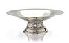 BSC STERLING SILVER, ARTS AND CRAFTS COMPOTE H 4" DIA 14" T.W. 41.95 TOZ 