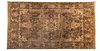OUSHAK STYLE HANDWOVEN WOOL RUG, LATE 20TH C., W 11' 8", L 14' 11" 