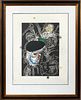 Joan Miro [Spanish, 1893-1983], Aquatint, Engraving And Etching With Carborundum On Guarro Wove Paper 1975, H 34" W 27", Espriu-Miro