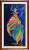 Dr. Seuss (American, 1904-1991) Serigraph On Canvas, Joseph Katz And His Coat Of Many Colors, H 44'' W 23''