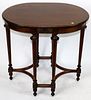 Louis XVI style oval side table