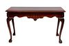 Chippendale Style Carved Mahogany Console Table H 31'' W 50'' Depth 17''