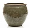 Chinese Ceramic Planter, H 12'' Dia. 13.5''