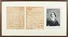 Jenny Lind,  Swedish Opera Singer, 1820-1887, Signed Letter Of Correspondence,  May 10th 1852, H 14'' W 26''