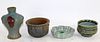 Lot of 4 Chinese pottery pieces