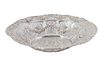 Eastern European 800 Silver Pierced Bowl, Cherubs & Musical Instruments, C. 1880, H 9'' Dia. 8'' 6.81t oz