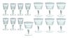 Waterford 'Marquis' Crystal Sherry & Cordial Glasses, H 4.25'' Dia. 3'' 14 pcs