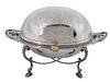 Sheffield English Silver Plate Covered Tureen,  1900, H 7.5'' W 12''